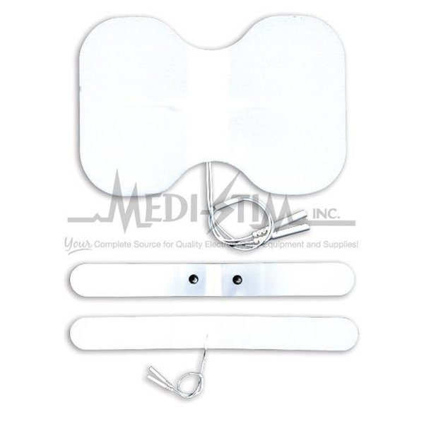 Back-Stim Back-Stim 1315S Medi - Stim Back - Stim 13 in. X 1.5 in. Strip; Snap; White Foam; Reusable Electrodes 1 Per Pkg 1315S